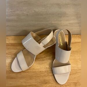 Coach Marla Slingback Women's Beige Sandals